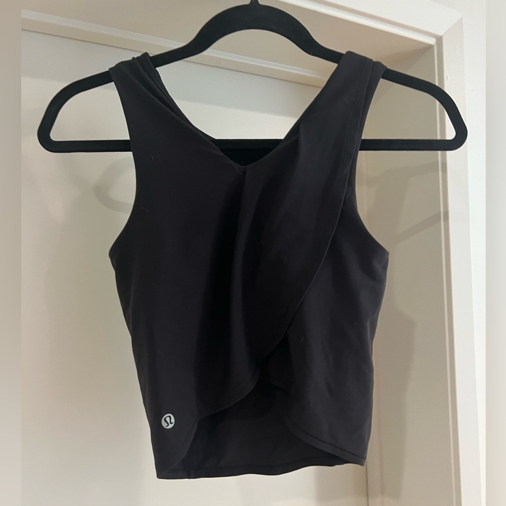 Lululemon Black Athletic Shirt Tank